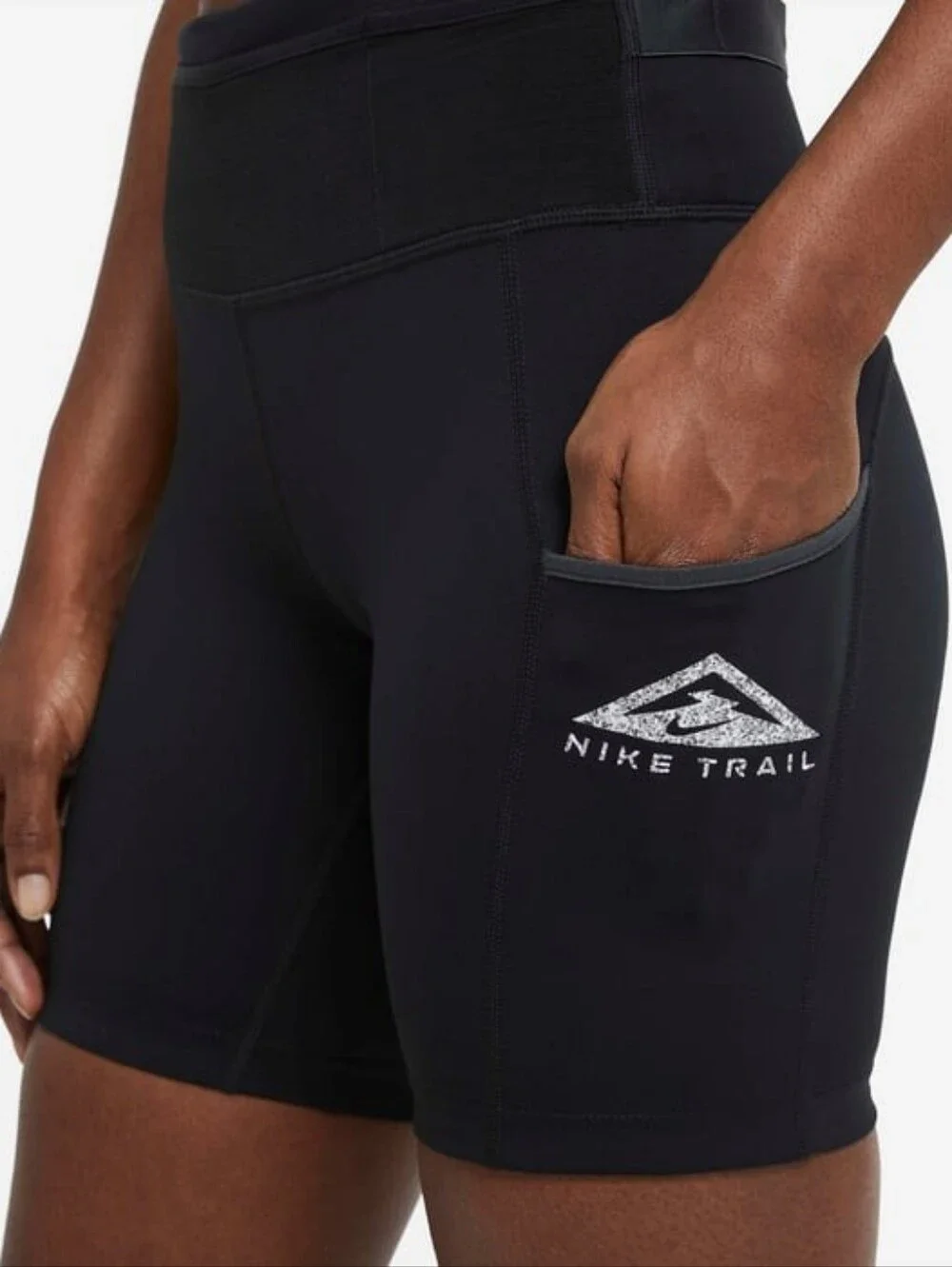 NWT Nike Epic Luxe Trail Running shorts XS no ride-up black many pockets